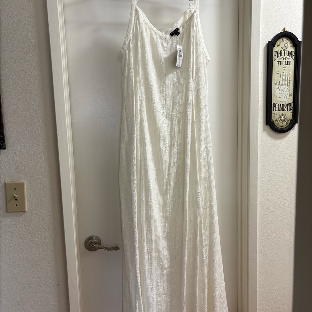 Torrid White Spaghetti Strap Sundress